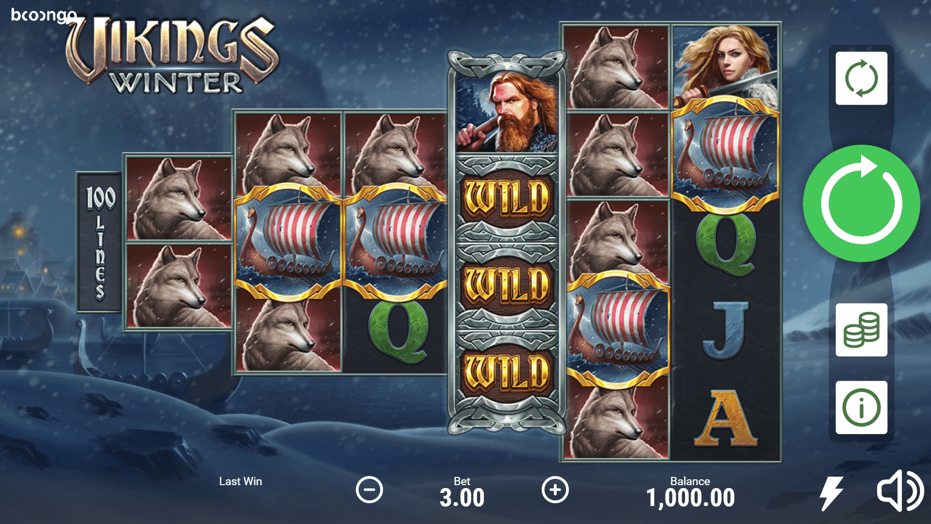Vikings Winter slot play free