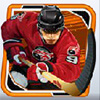 ice hockey player in red - break away