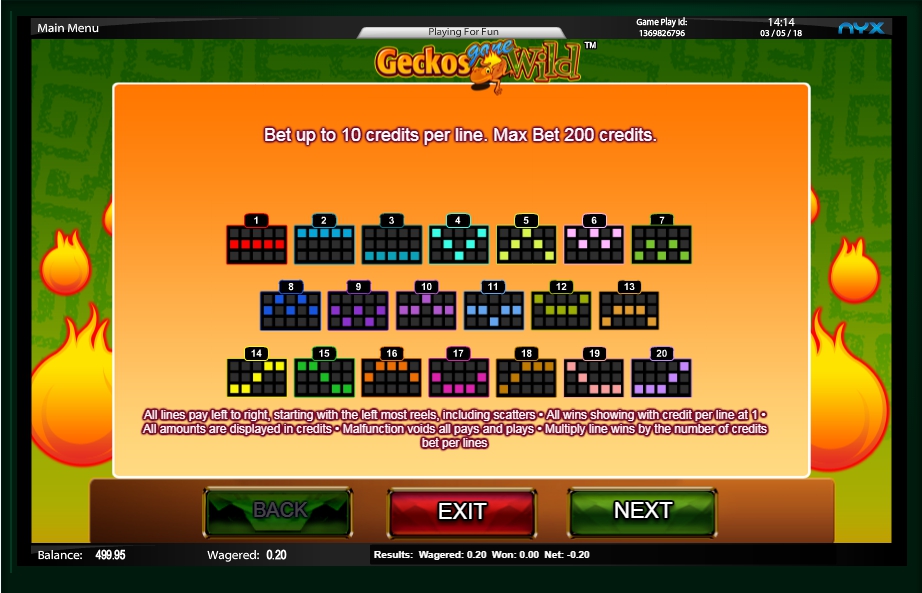 geckos gone wild slot machine detail image 4