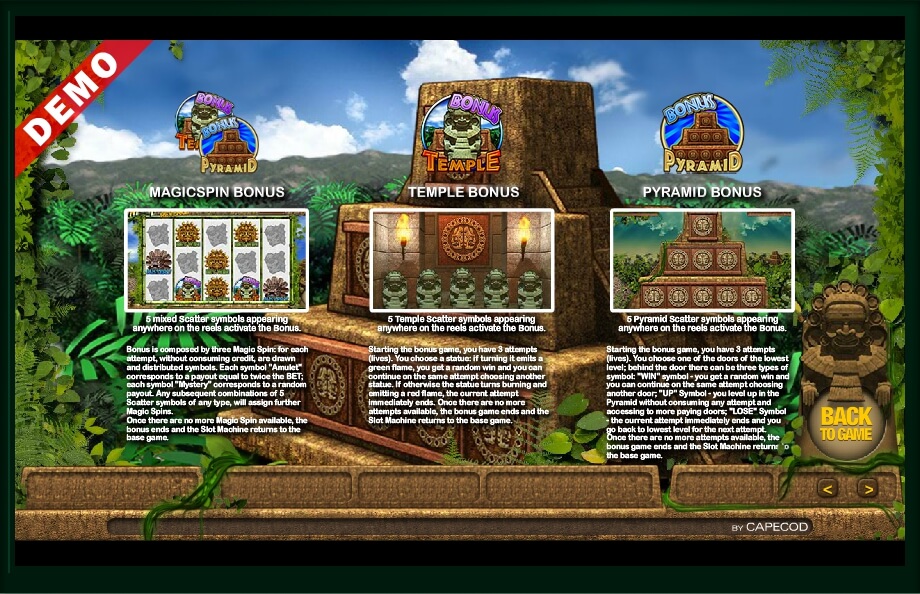 mayan temple revenge slot machine detail image 0