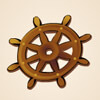 steering wheel ship - captains treasure