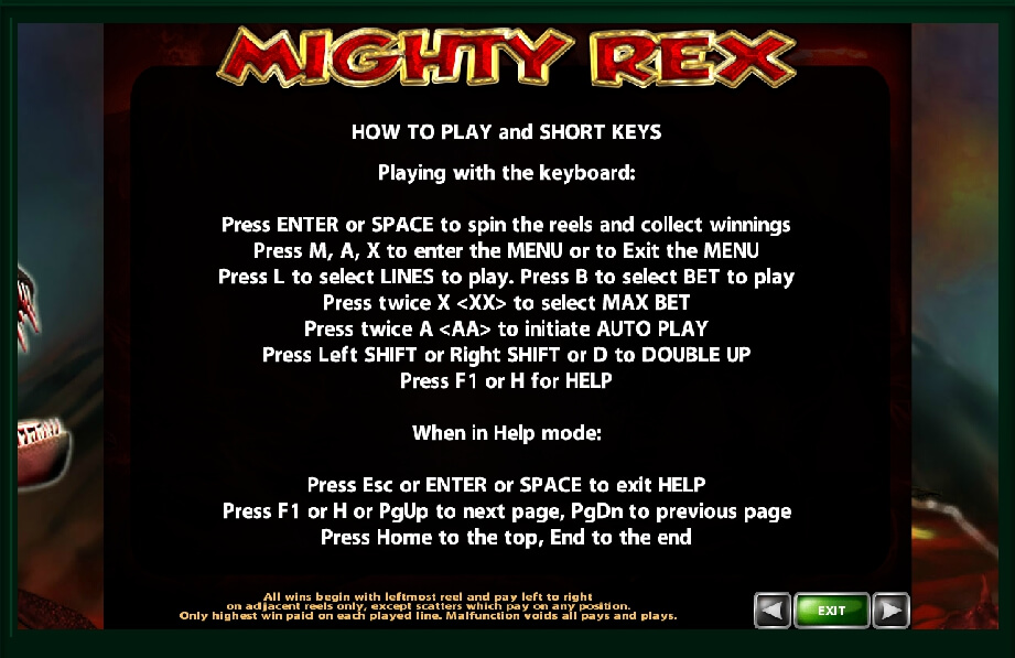 mighty rex slot machine detail image 2