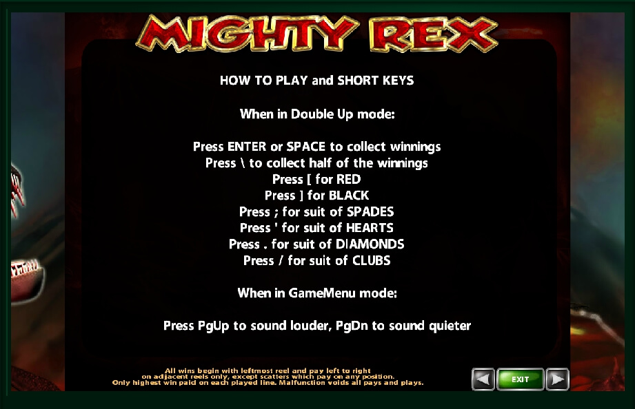 mighty rex slot machine detail image 1
