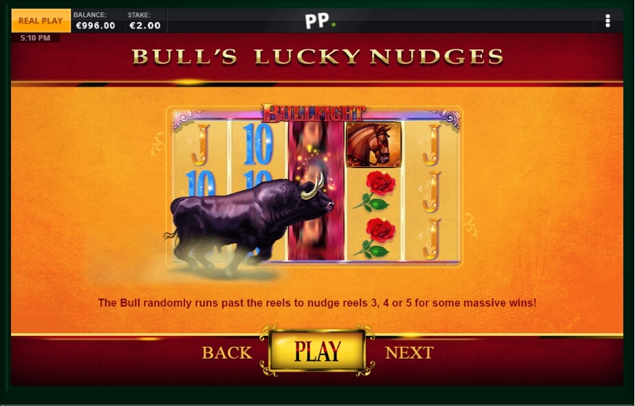 bullfight slot machine detail image 4