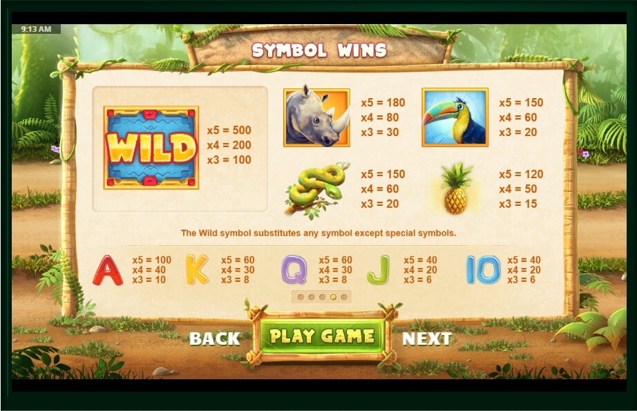 rhino rumble slot machine detail image 1