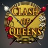 logo of the game: scatter symbol - clash of queens