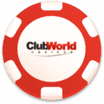 Club World Casino Bonus Chip logo