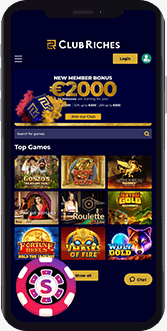 ClubRiches Casino mobile