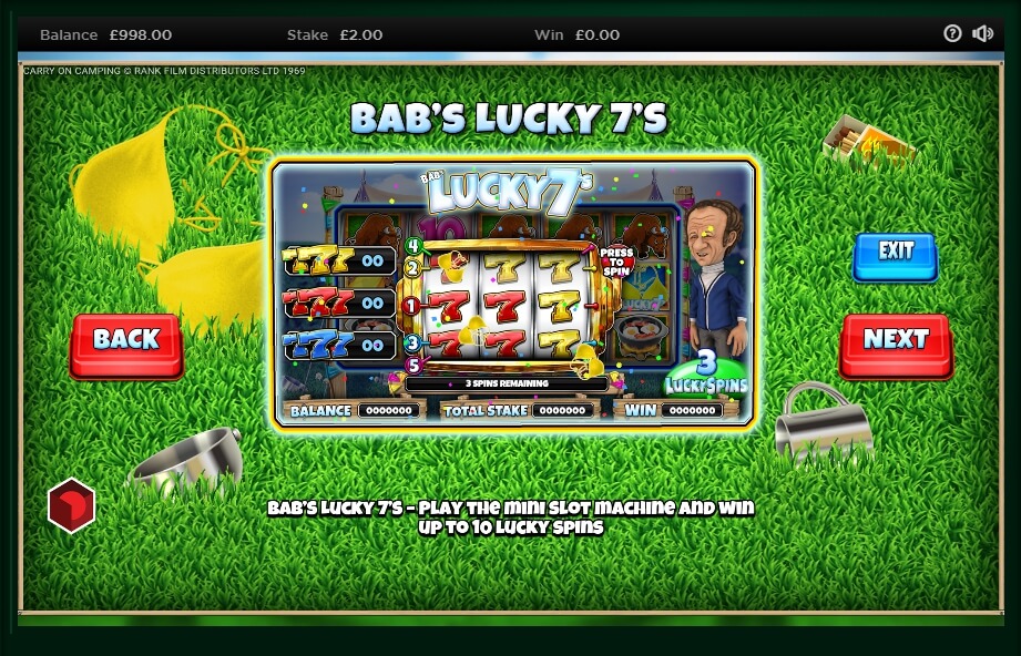 carry on camping slot machine detail image 4