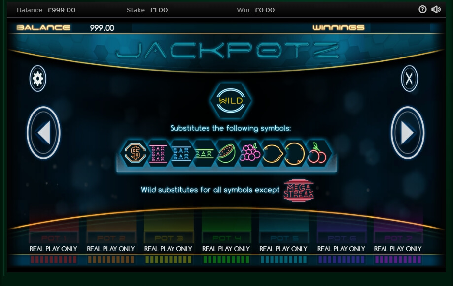 jackpotz slot machine detail image 5