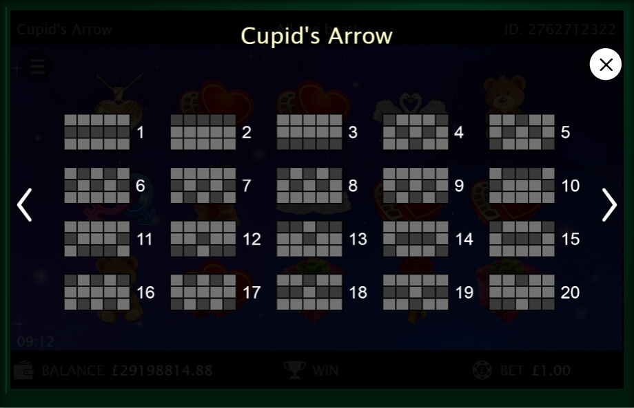 cupid’s arrow slot machine detail image 1