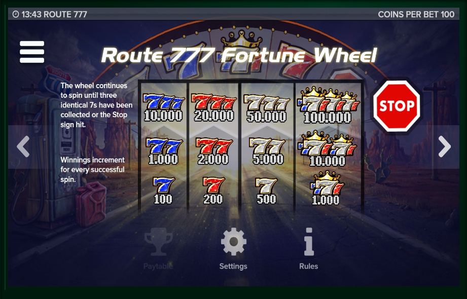 route 777 slot machine detail image 5