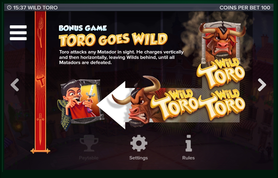 wild toro slot machine detail image 7