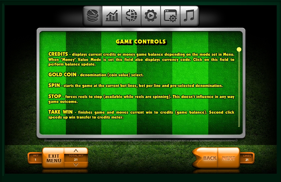 football slot machine detail image 1