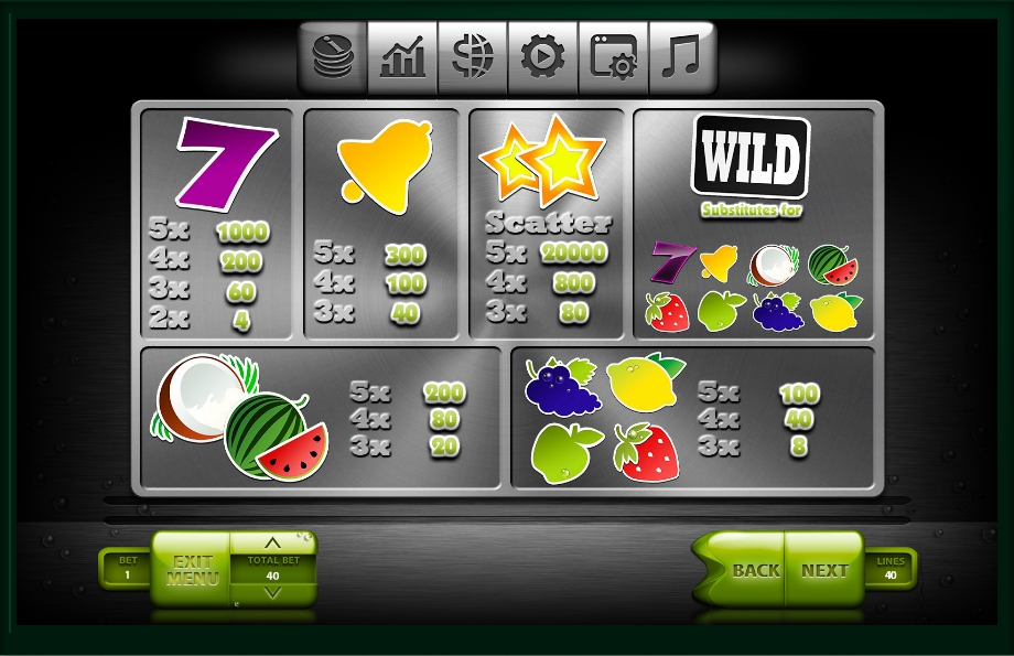 fresh fruits slot machine detail image 6