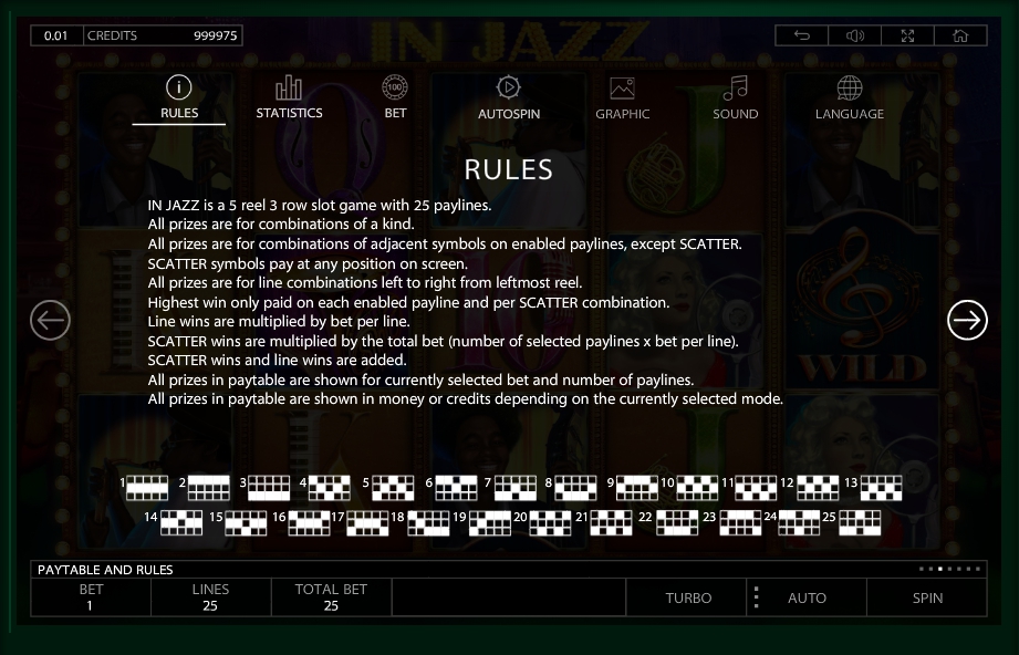 in jazz slot machine detail image 4