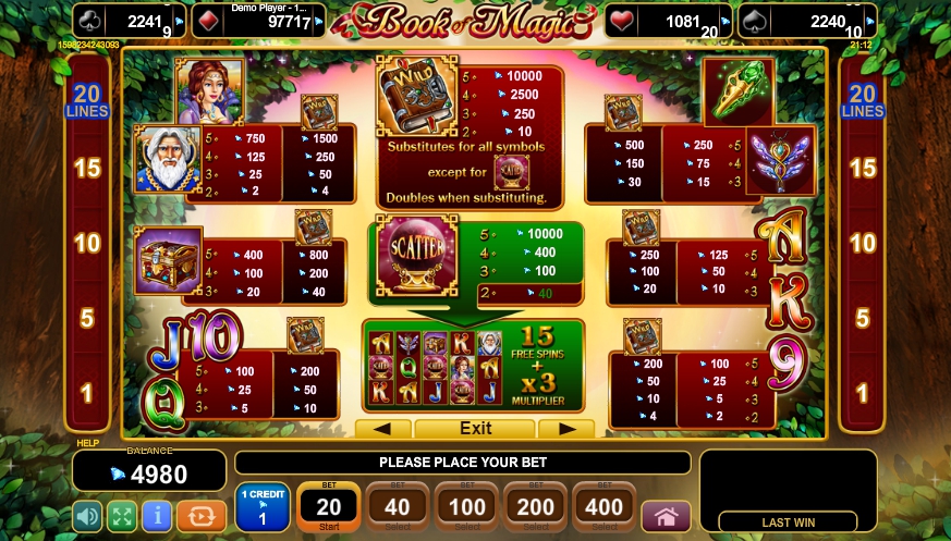 book of magic slot machine detail image 4