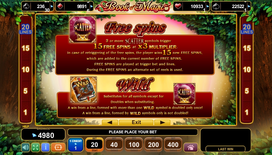 book of magic slot machine detail image 3