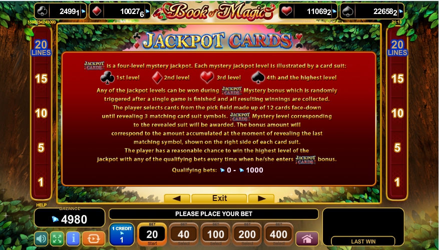 book of magic slot machine detail image 1
