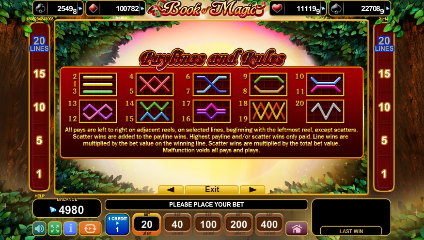 book of magic slot machine detail image 0