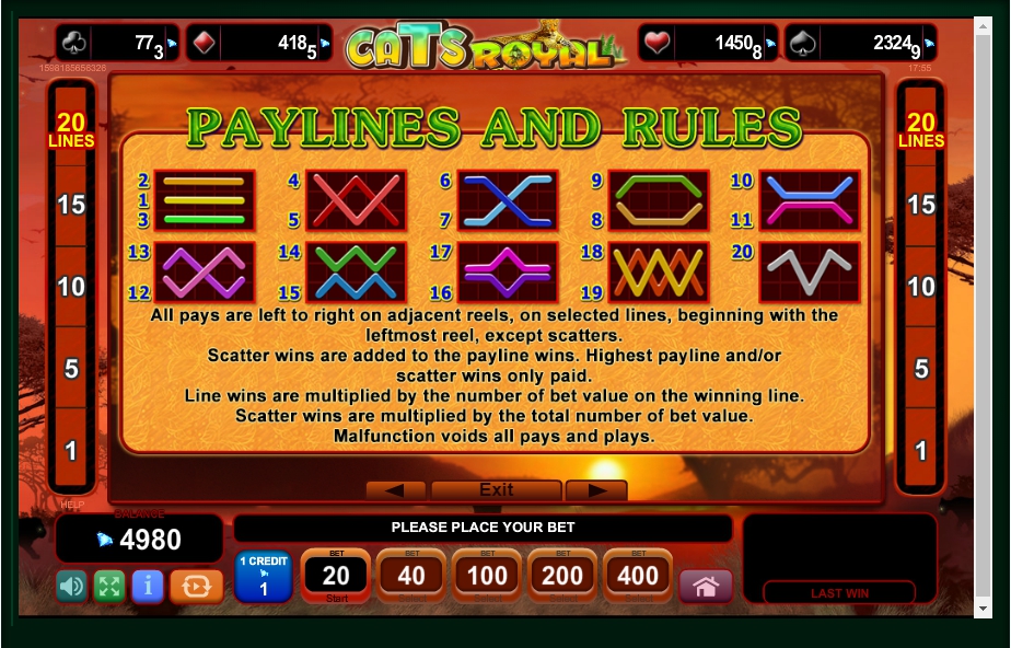 cats royal slot machine detail image 0