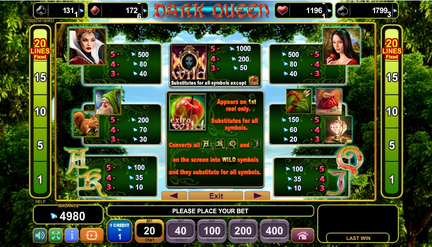 dark queen slot machine detail image 4
