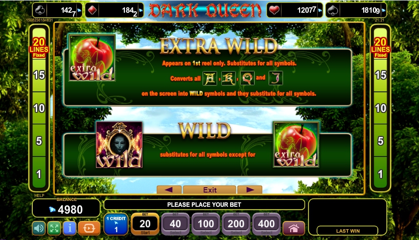 dark queen slot machine detail image 3