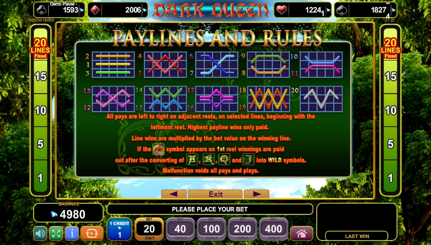 dark queen slot machine detail image 0