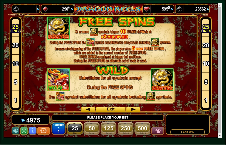 dragon reels slot machine detail image 3