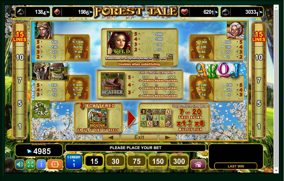 forest tale slot machine detail image 4