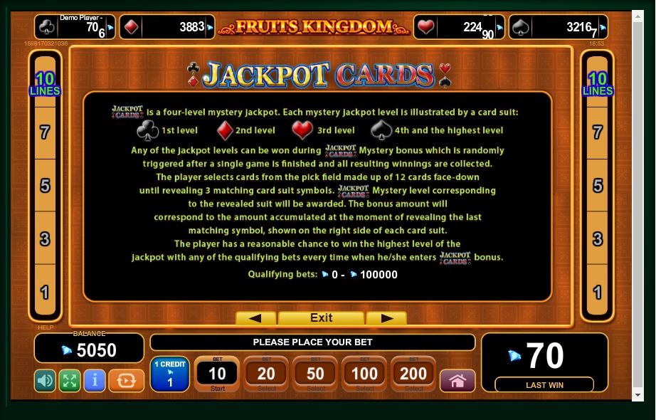 fruits kingdom slot machine detail image 1