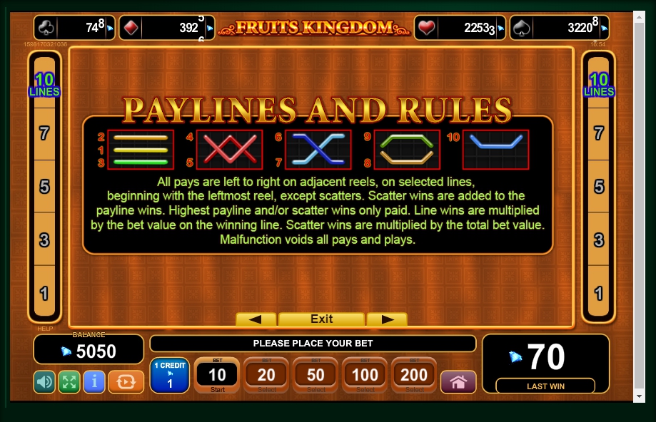 fruits kingdom slot machine detail image 0