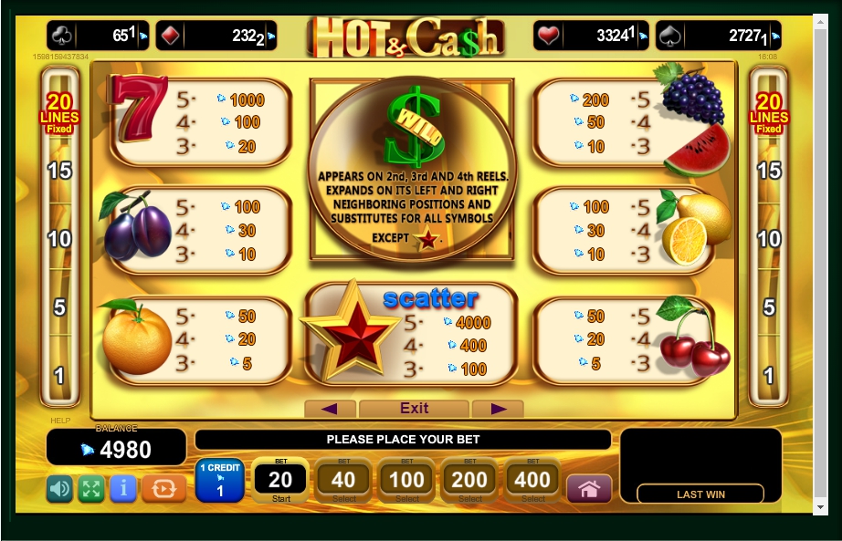 hot cash slot machine detail image 4