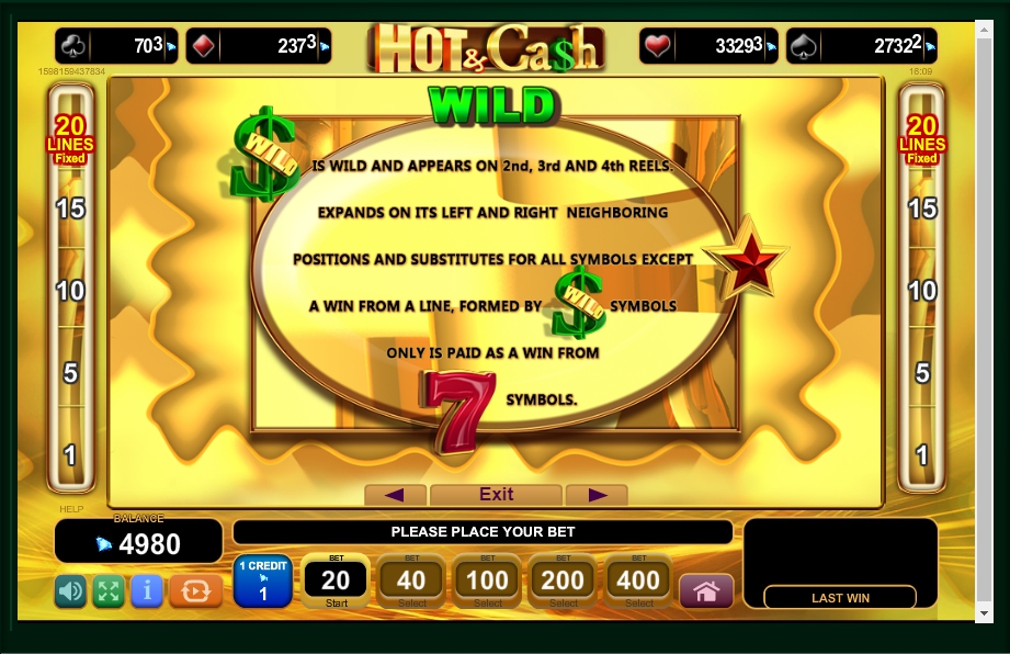 hot cash slot machine detail image 3