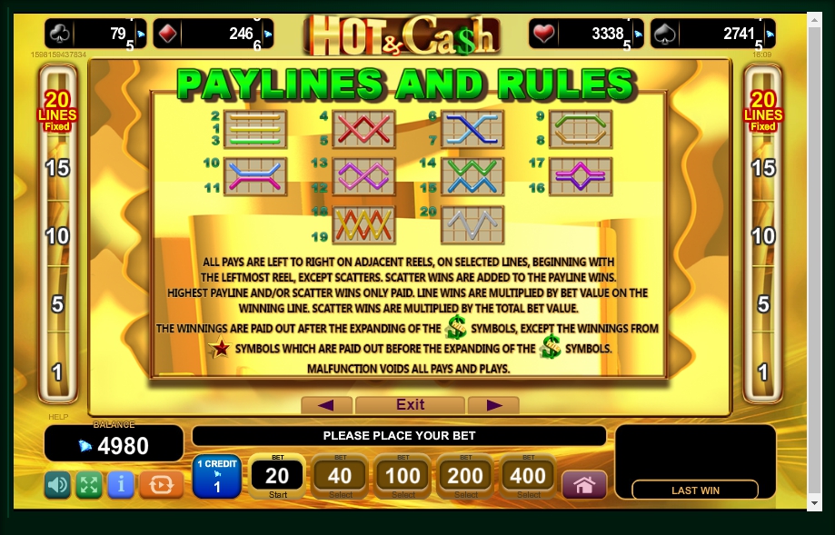 hot cash slot machine detail image 0