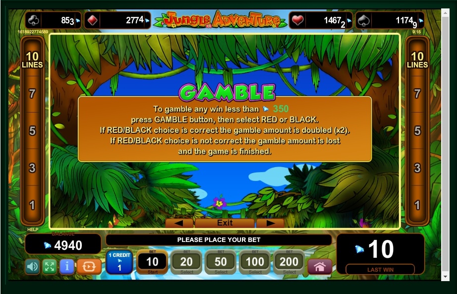 jungle adventure slot machine detail image 2