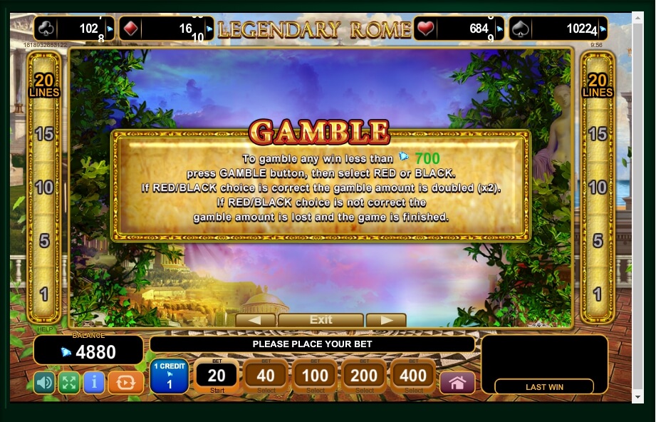 legendary rome slot machine detail image 2