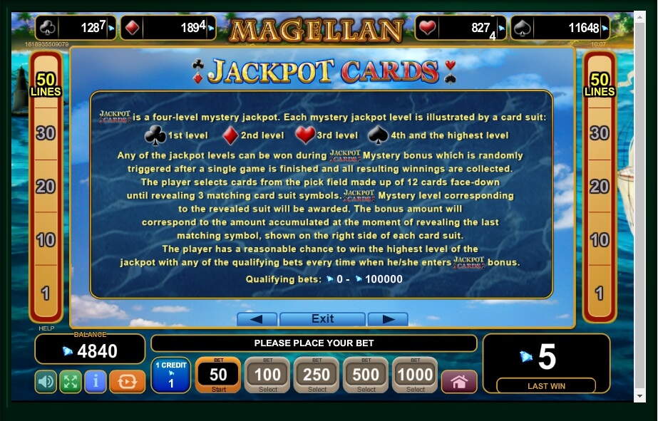 magellan slot machine detail image 1