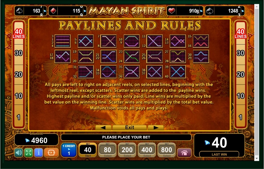 mayan spirit slot machine detail image 0