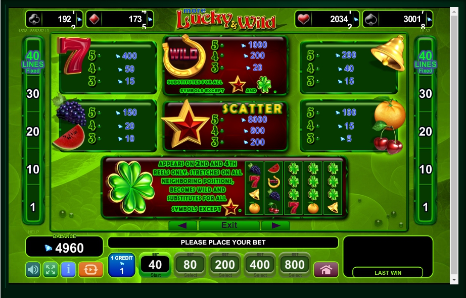 more lucky & wild slot machine detail image 4