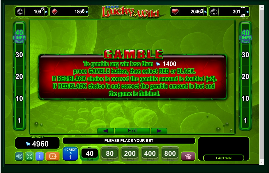 more lucky & wild slot machine detail image 2