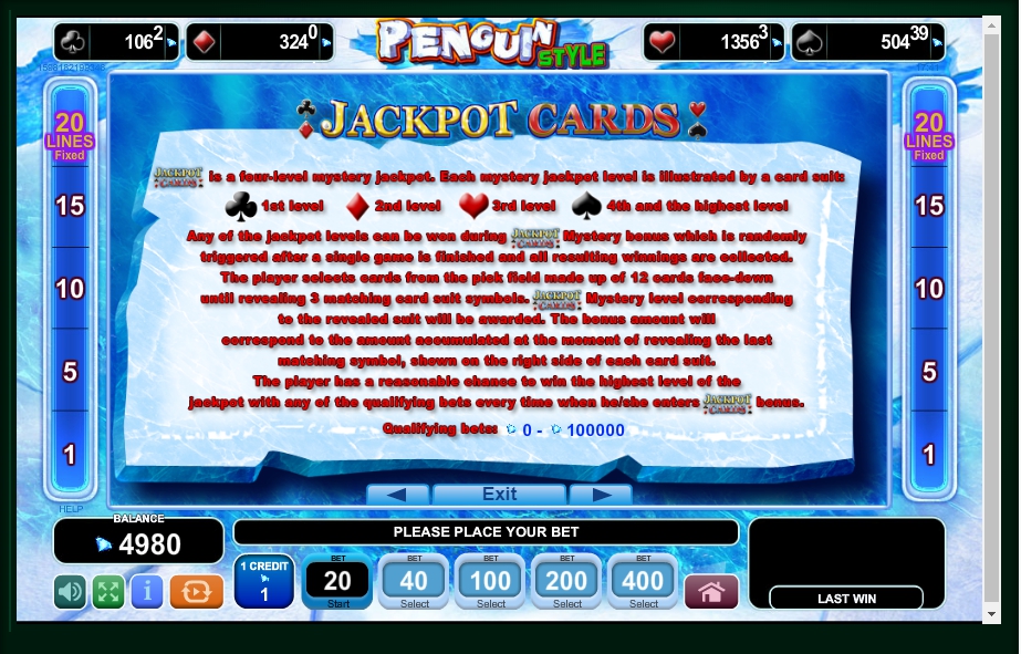 penguin style slot machine detail image 1