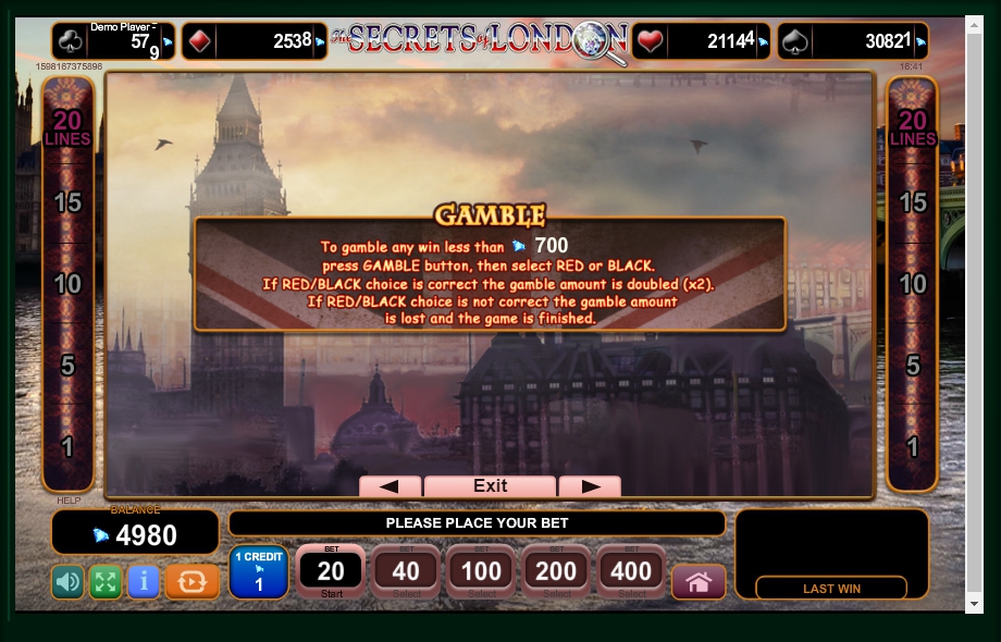 the secret of london slot machine detail image 2