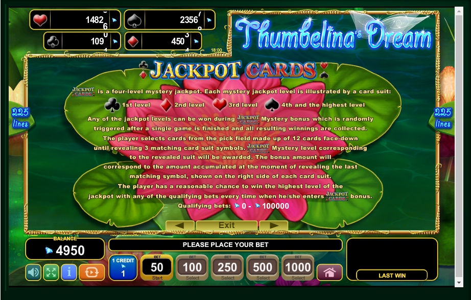 thumbelinas dream slot machine detail image 3