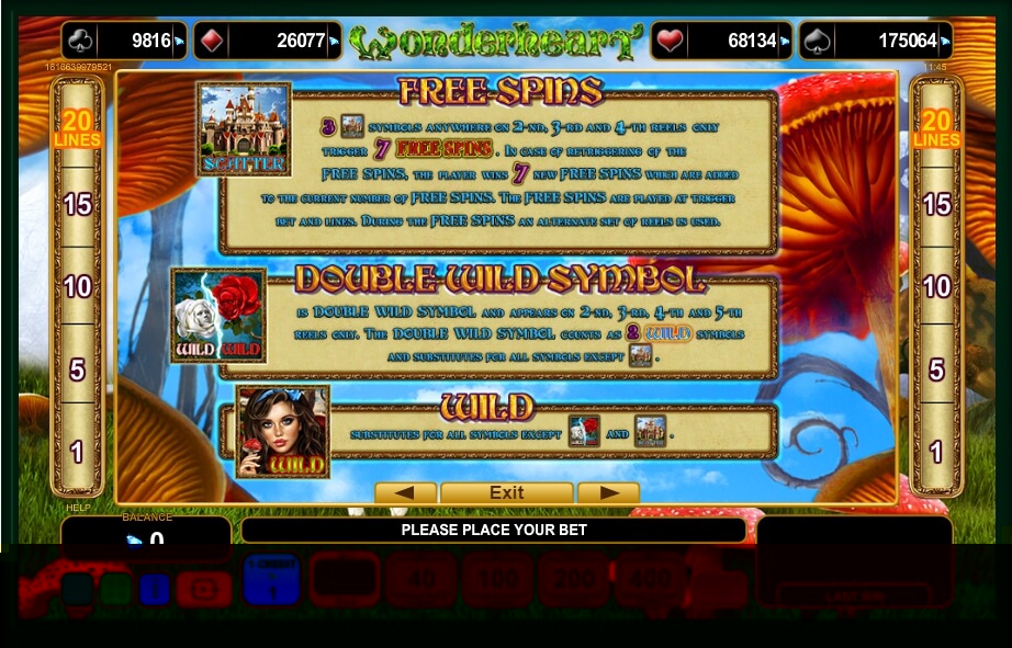 wonderheart slot machine detail image 3