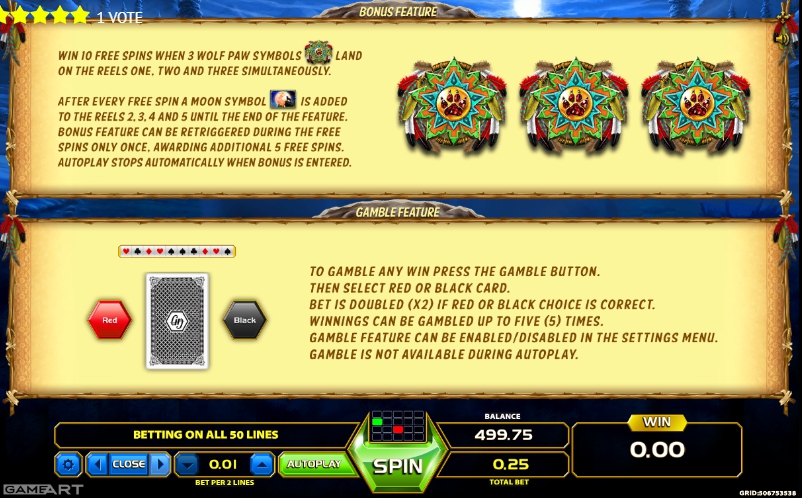 wolf quest slot machine detail image 1