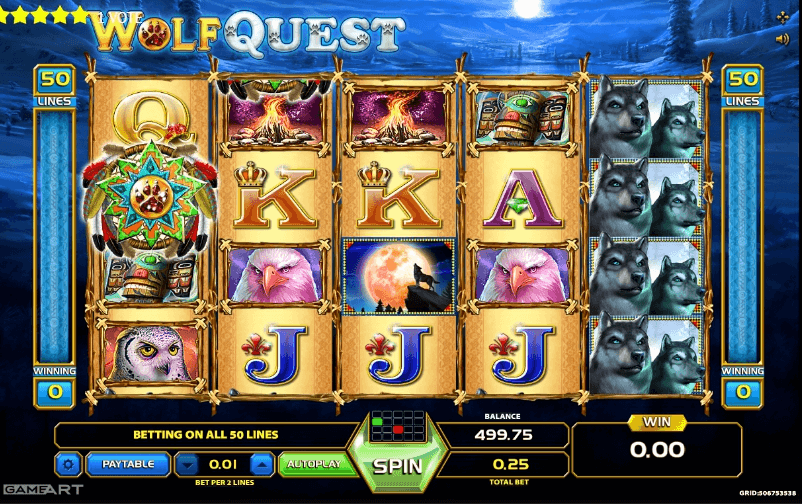 Wolf Quest slot play free