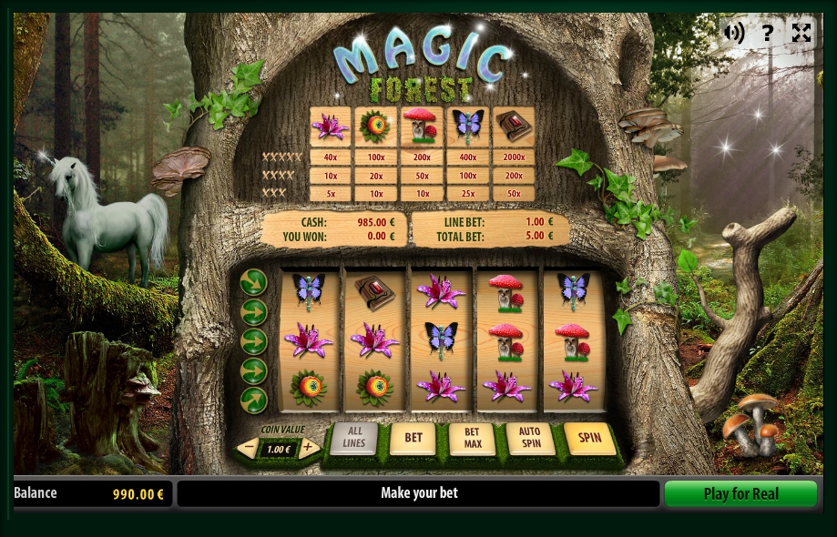 magic forest slot machine detail image 0