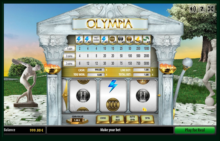 olympia slot machine detail image 0