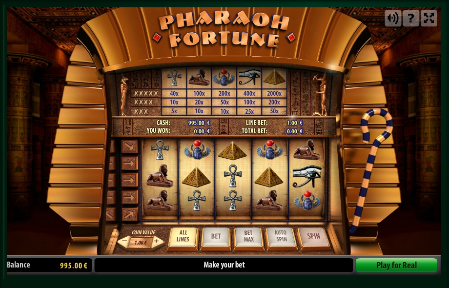 pharaoh fortune slot machine detail image 0